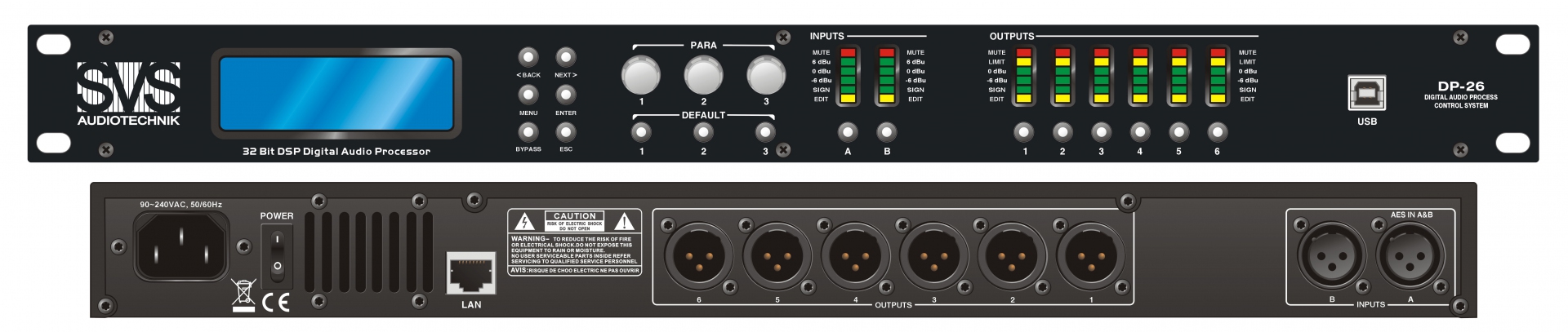 SVS Audiotechnik DP-26 Цифровой процессор: 2 входа 6 выходов в Липецке