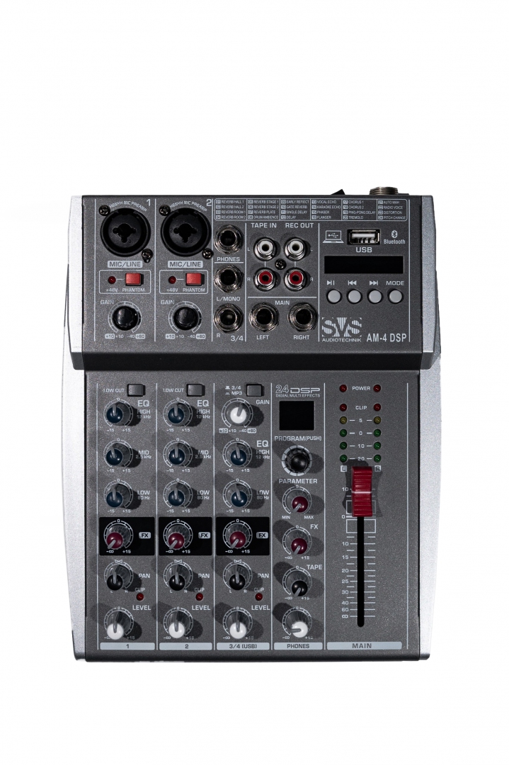 SVS Audiotechnik mixers AM-4 DSP Аналоговый микшерный пульт, 4-канала в Липецке