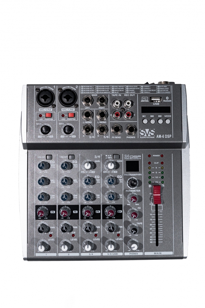 SVS Audiotechnik mixers AM-6 DSP Микшерный пульт аналоговый, 6-канальный SVS Audiotechnik mixers в Липецке