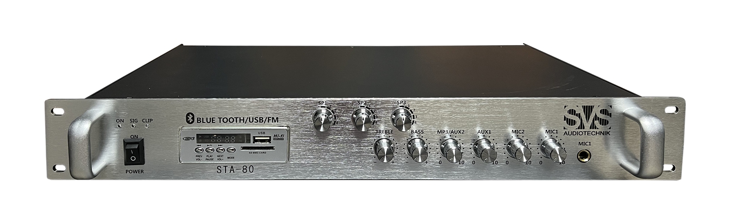 SVS Audiotechnik STA-80 Микшер-усилитель для систем Public Address в Липецке